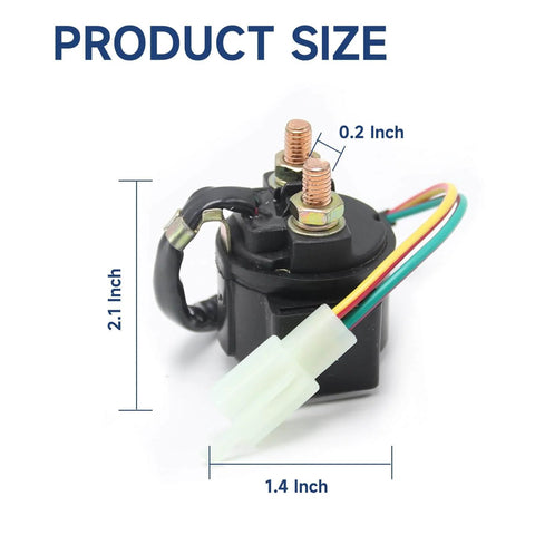 Durable Solenoid Starter Relay For 50cc To 250cc ATVs Dirt Bikes Go Karts Scooters Ride Ready 4 Stroke GY6 Engines