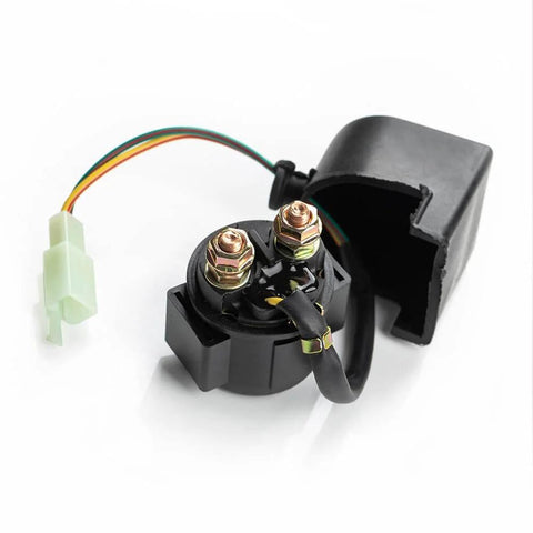 Durable Solenoid Starter Relay For 50cc To 250cc ATVs Dirt Bikes Go Karts Scooters Ride Ready 4 Stroke GY6 Engines Replacement Compatible With Roketa Sunl Baja Kazuma Coolster Taotao Jonway And More
