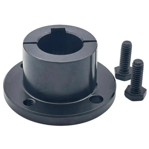 H Style 24mm Split Taper Bushing For Pulleys And Sheaves, Carbon Steel Locking Bushing With 24 Mm Bore, black oxidized finish