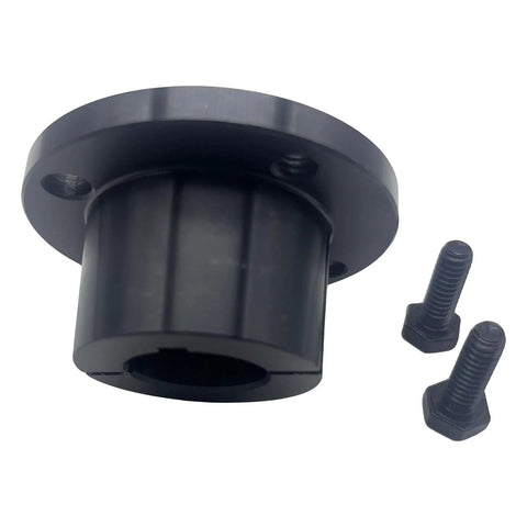 H Style Split Taper Bushing for Pulleys and Sheaves, 1 Inch Bore, STB Carbon Steel, includes two 1/4-20UNC screws