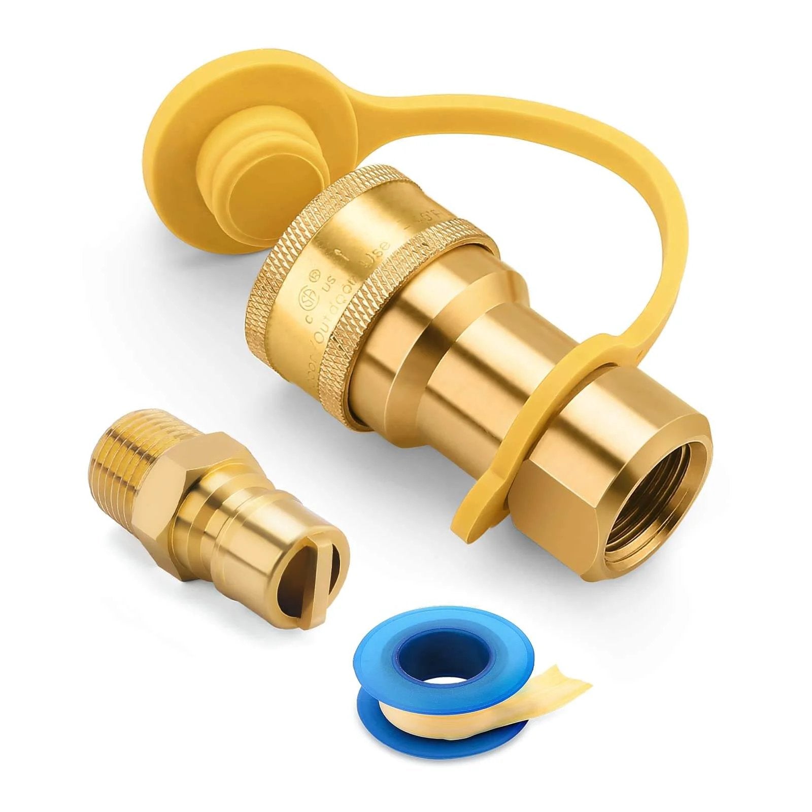 Half Inch LP Gas Quick Connect Fittings Kit 🍁