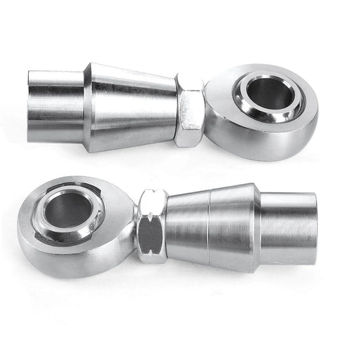 1/2 Heim Joint Rod End Kit with Right and Left Hand Threads, .5 Chromoly Panhard Rod Ends with Tube Adapters, top view