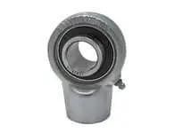 1/2 inch Wide Set Screw Nickel Hanger Single BE Row UCECH201-8NP Sealed Ball Bearing front view