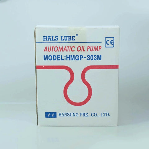 Box of HALS Lube HMGP 303M Lubrication Oil Pump With External Control Fixed Quantity Oil Supply For AC 220V 2 Liter Tank