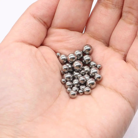 Premium 430 Piece Stainless Steel Ball Assortment Kit With Six Precision Sizes for Bearings and Bicycle and Auto Parts