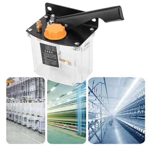 Hand Oiler HP5R Manual Lubricating Pump Right Hand Operated 650cc for CNC Machine Tools and Production Lines