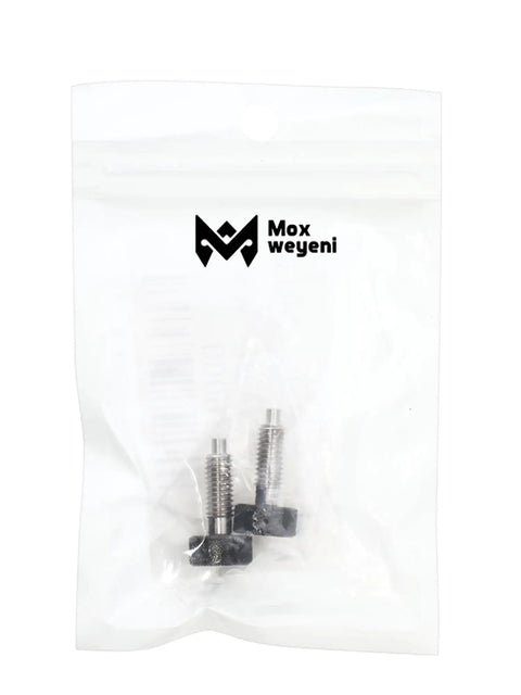 Hand Retractable Spring Plunger With Knurled Handle M6 Quick Release Pins packaged in clear bag