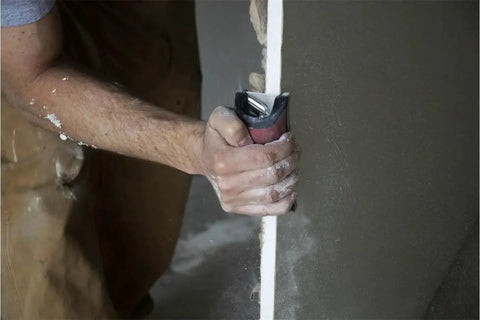 Efficient 5.5 inch drywall rasp with guard rails delivers smooth edge shaping for drywall, plaster, backer board