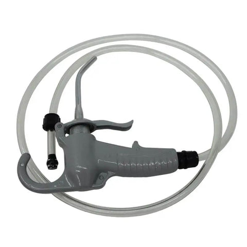 Portable Handheld Oiler Bucket For Pipe Threading With Non Automatic Oil Pipe Threader Oil Gun Lubricator shown with hose