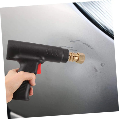 Handheld Auto Body Welder For Plastic Welding And Car Bumper Repair Portable Durable Welding Tool Kit in use on car panel