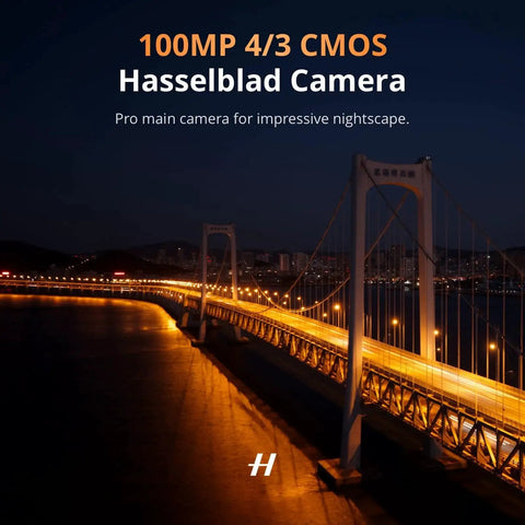 Nightscape photo captured by DJI Mavic 4 Pro Fly More Combo With DJI RC 2 Tri Camera Drone Featuring 100MP Four Thirds CMOS Hasselblad Main Sensor.
