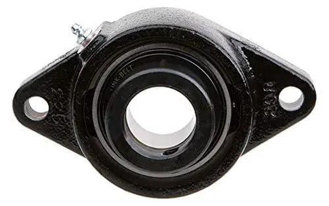 Front view of Heavy Duty 2 Inch Flange Block Ball Bearing With Rugged Cast Iron Housing And Sealed Design For Longer Life An Industrial Grade Workhorse Interchangeable With Leading Brands Rexnord Link Belt FX3W2E32E.