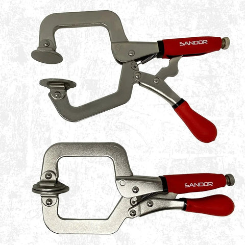 Heavy Duty 3 Inch Face Clamp Pack Of 2 For Woodworking With Ergonomic Grip C Type Wood Clamp Tools Ideal For DIY Projects