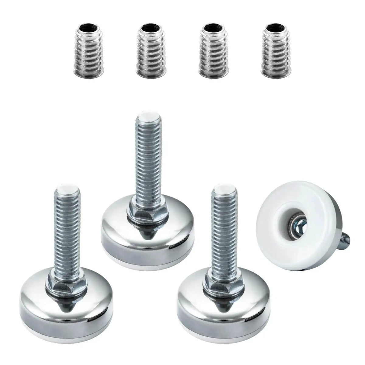 Heavy Duty Adjustable Furniture Levelers 4 Pack By Pow...