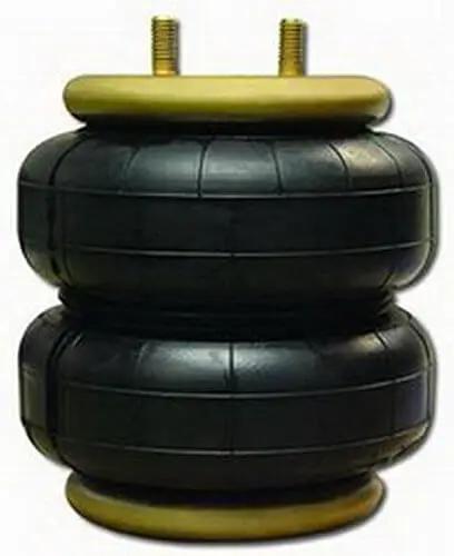 Ride-Rite Air Spring Bag With Long Tapered Sleeve For Heavy Duty Truck Suspension, durable design, shown from side view