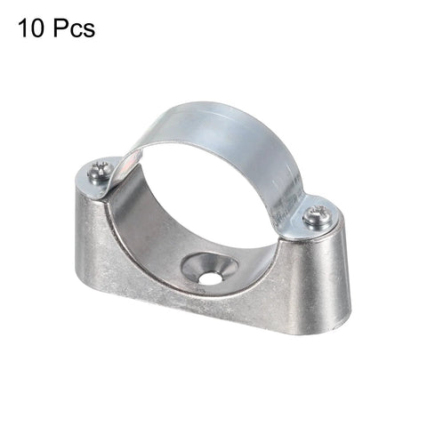 Pipe clamp bracket for 50mm pipe, metal, wall or ceiling mount, 10 pcs