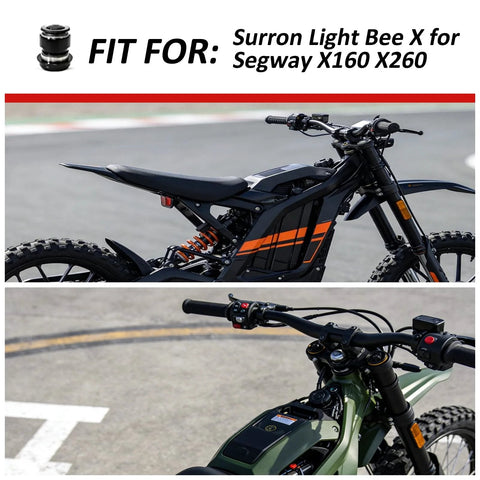 Heavy-Duty Bearing Kit For Light Bee X Segway X160 X260 with frame pivot illustration, compatible motorcycle models