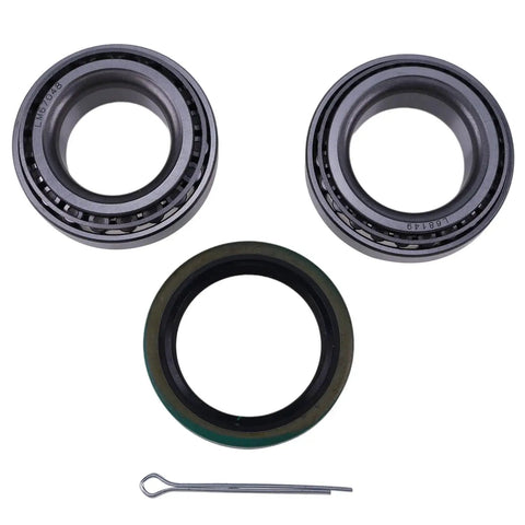 Heavy Duty Bearing Kit By Holdia For Mobile Home Trailer Axle LM67048 L68149 With LM67010 Race L68111 Race 10-41 Seal 008-261-04 Includes 1x LM67048 Bearing 1x LM67010 Race 1x L68149 Bearing 1x L68111 Race 1x 10-41 Seal 1x Cotter Key Easy Install Kit