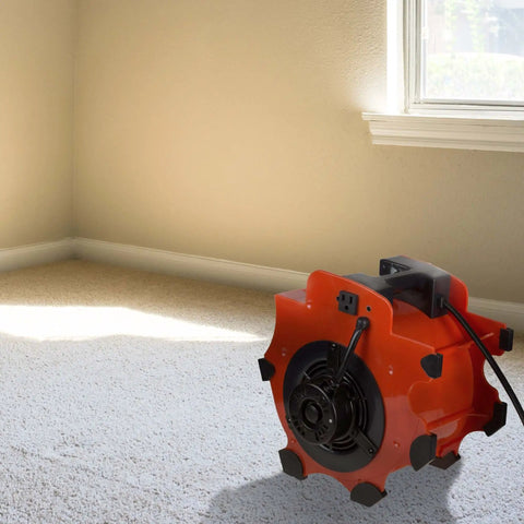 Heavy Duty 1600 Watt Blower Fan With 3 Speeds And 4 Angle Adjustments For Basements Cars And Garages Portable 120V Air Mover