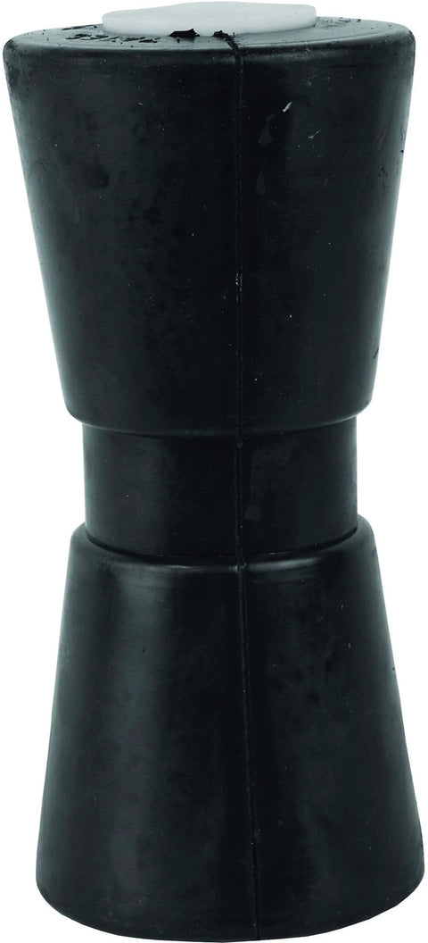 Heavy Duty Boat Trailer Roller, Rubber Shaft Keel, Black, 7.5-Inch x 5/8-Inch, vertical view, 11215-1, for smooth motion systems