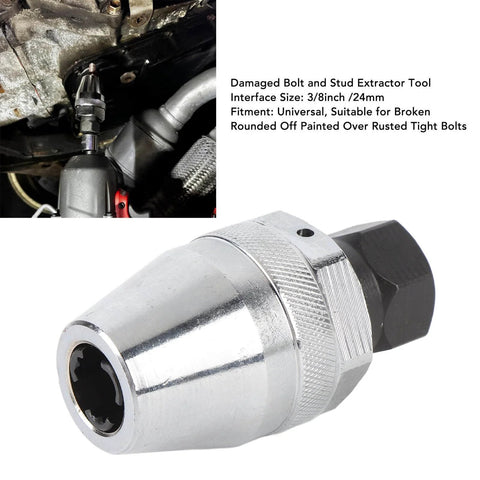 Heavy Duty Bolt Extractor And Stud Remover For Rusty Painted Bolts Three Eighths Inch Interface Get The Job Done Fast Fully Adjustable tool