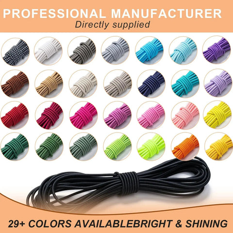 Heavy Duty Elastic Bungee Cord One Eighth Inch By Fifty Foot For Kayaks Tie Downs in multiple colors