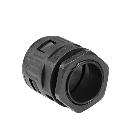 Heavy Duty Cable Gland For Corrugated Conduit AD34.5 M32x1.5 Thread, 12mm Thread Length, 48mm Total Length, side view