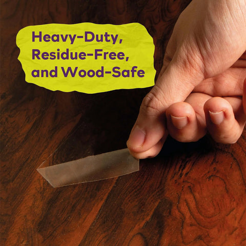 Hand peeling Extra Sticky Clear Double Sided Tape Removable Heavy Duty Mounting Tape 2 Inch By 20 Yards For Wood
