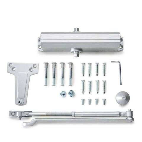 Commercial Heavy Duty Door Closer ADA UL Grade 1 Listed Self Closing For High Traffic Doors With Hydraulic Action components