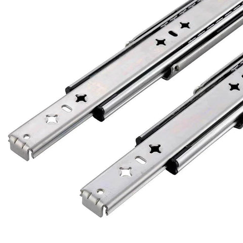 Heavy Duty Drawer Slides One Pair of 22 Inch Ball Bearing 250 LB Capacity,Industrial Full Extension Cabinet Drawer Slides