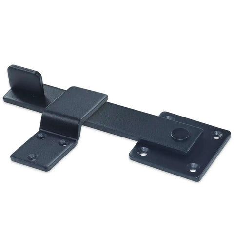 Heavy Duty Flip Fence Gate Latch Lock Set With Screwdriver 2 Pack for Wooden Fences and Barn Doors, sturdy forged steel hardware