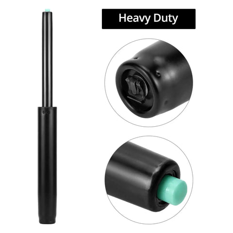 Extra Long Gas Lift Cylinder Replacement For Drafting Chairs And Bar Stools With 7.6 Inch Stroke, 1000 lb Capacity, Class 4 Black