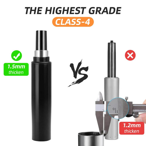 Comparison of class-4 heavy duty gas lift cylinder with focus on thickness and caliper measurement, Herman Miller Aeron chair compatible