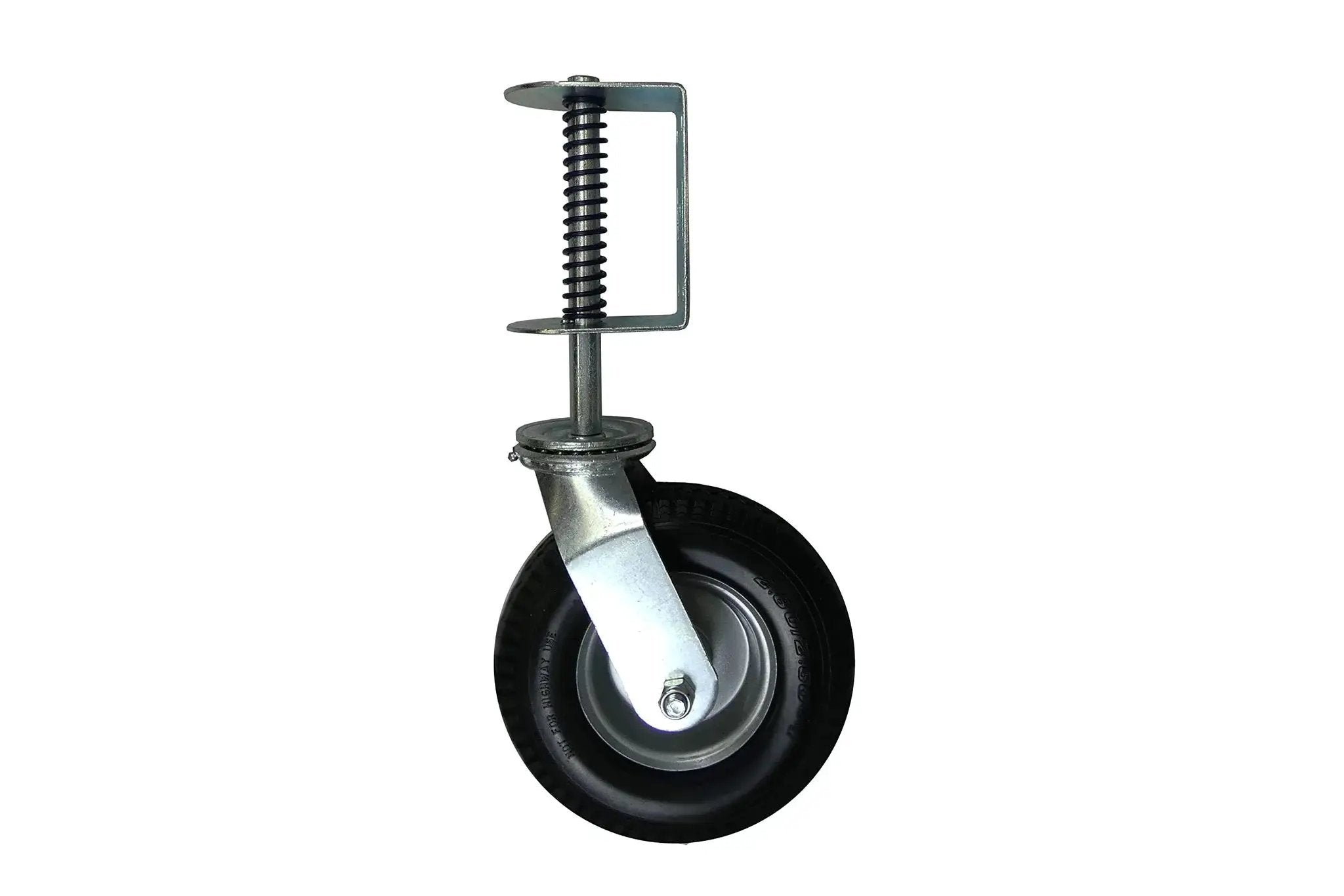 Heavy Duty Flat Free Spring Gate Caster With Universal...