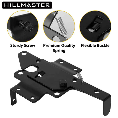 Beefy Heavy Duty Self Locking Gate Latch For Wooden Fence Post Mount Automatic Gate Lock Gravity