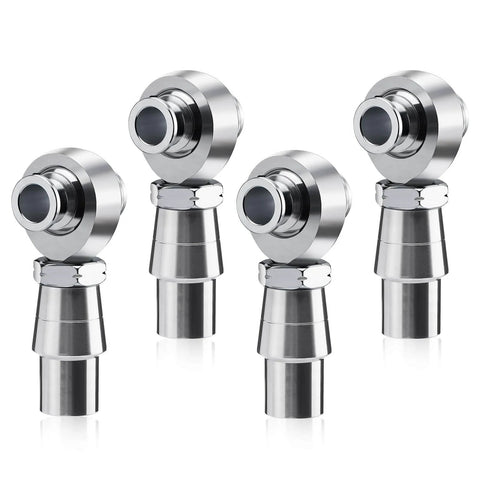 3/4 Heim Joint Rod End Kit with Left and Right Hand Threads, Heavy Duty 750 Chromoly Joints shown in a set of four