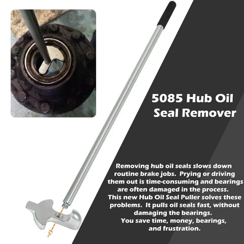 Hub Oil Seal Remover And Seal Puller For Trailer And Truck Axles No Sweat Easy To Use Tool That Safely Removes Hub Seals