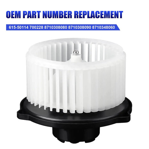 Heavy Duty HVAC Blower Motor With Fan For Subaru Legacy Outback Lexus RX350 Toyota Sienna Cadillac CTS SRX STS 2006-2019 Models Replaces 700228 Quiet Smooth Air Flow Upgrade