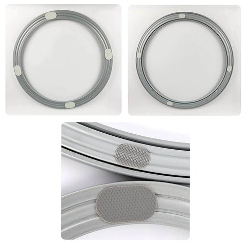 20 Inch Heavy Duty Steel Lazy Susan Turntable Bearing with double sided non slip rubber mat for smooth rotation on tables.