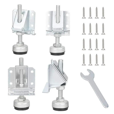 Heavy Duty Leveling Feet For Furniture And Equipment Adjustable Leg Levelers With 4000 Lbs Load Capacity 4 Pack with screws