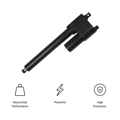 High Force 24V Linear Actuator With 10 Inch Stroke And 2000 Lbs Push Pull, Heavy Duty PA-17 Potentiometer Feedback, IP65 Protection
