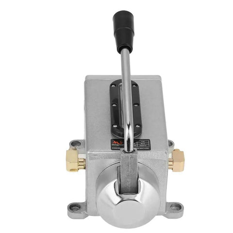 Heavy Duty Lubricating Oil Pump For Lathe And Milling Machines Double Port Manual Oil Oiler With Metal Body Leak Proof Seals