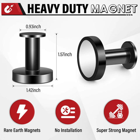 Heavy duty magnet with dimensions, rare earth material, no installation required