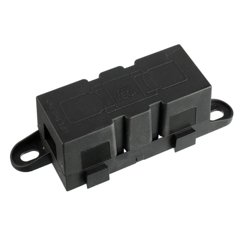Beefy Mega Fuse Holder For AMG Mega Fuse Pack Of 2, Heavy Duty M8 Bolt Car Fuse Clamp, Rugged And Splashproof, top view