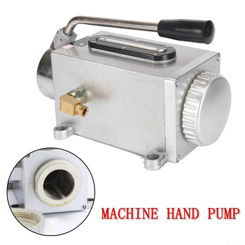 Heavy Duty Manual Oil Pump For CNC Machines And Milling Lathes, 500cc Aluminum Alloy Hand Operated Lubrication Tool with handle
