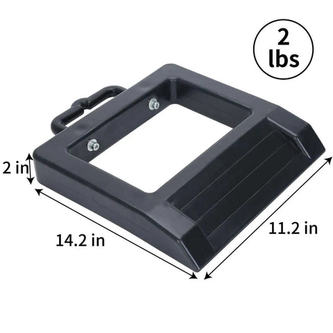 Heavy Duty Pallet Jack Stopper Chock For Trucks And Trailers, Instantly Park Your Pallet Jack In Seconds, 14.2x11.6x2 inch, handle