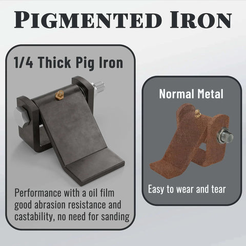 Comparison of Heavy Duty Trailer Hinges With Grease Zerk For Dump Truck Gates And BBQ Smokers 4 Pack Pig Iron Construction vs normal metal