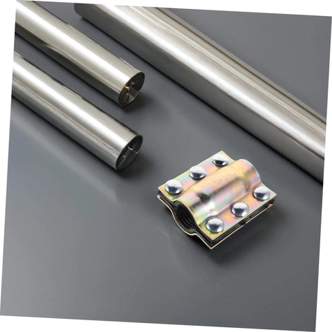 Heavy Duty Leak Repair Clamp Kit for PE PPR Steel and Iron Pipes Quick Install Emergency Leak Sealer, shown with pipes