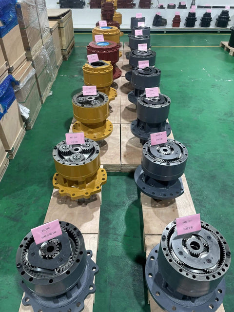Beefed Up Heavy Duty Planetary Swing Drive for Excavators With High Torque And Low Backlash Aftermarket Gearbox on display