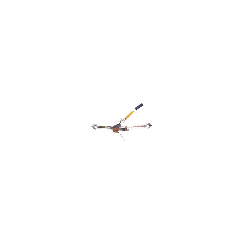 A-20 3/4 Ton Rope Puller Heavy Duty Manual Tensioning Tool with yellow ergonomic handle in a compact design